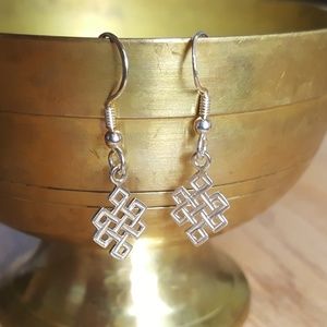 Handmade silver earrings